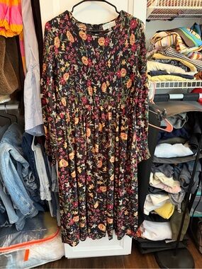 Never Fully Dressed Scarlett Floral Midi Dress size 12